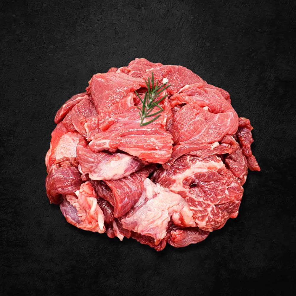 한우 고기 스지 500g