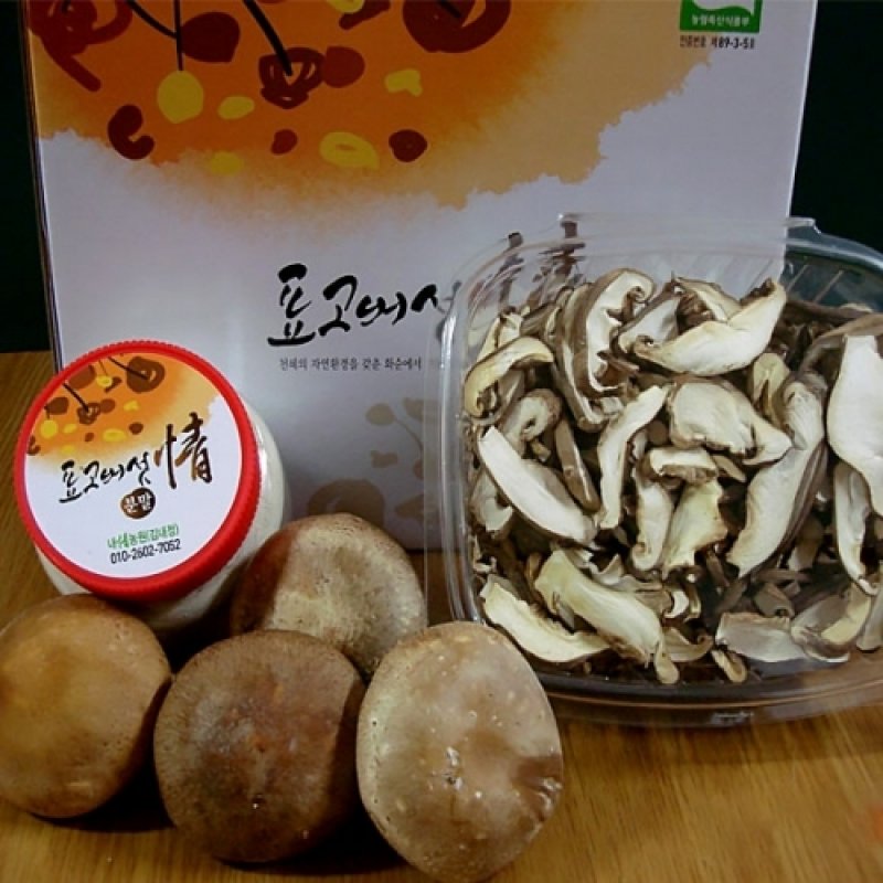 생표고 상품(1Kg) + 건표고채(160g) + 표고분말(100g)