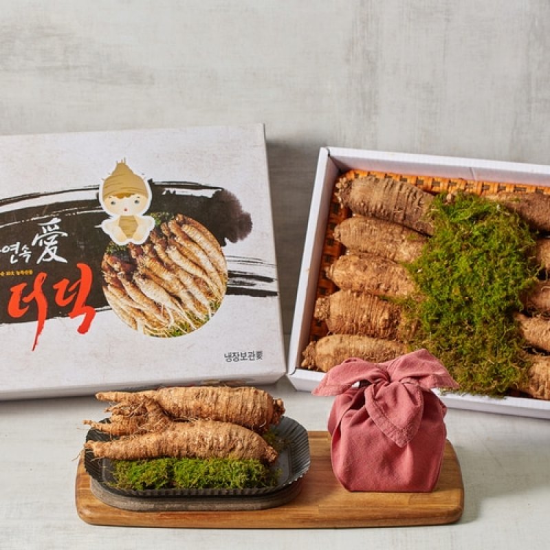 더덕선물세트 2kg (25개)-24년 설